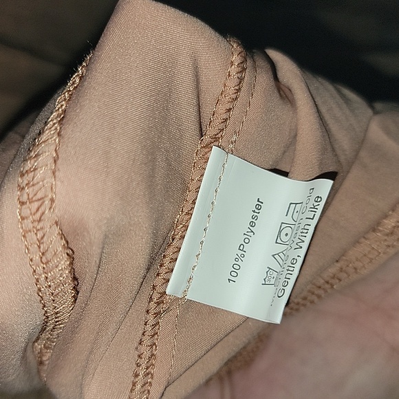 Beige Floral Midi Dress - Picture 15 of 15